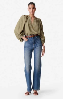 Vanessa Bruno Blouse Bell En Viscose Mélangée