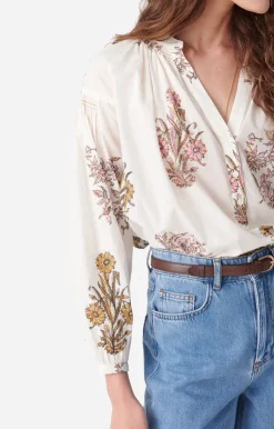 Vanessa Bruno Blouse Nipoa En 100% Coton