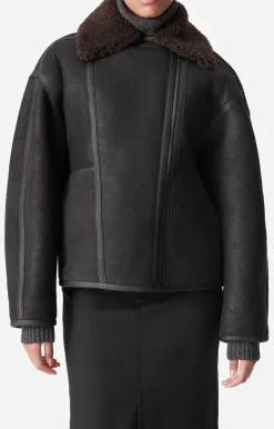 Vanessa Bruno Blouson Boris 100% Cuir D'Agneau