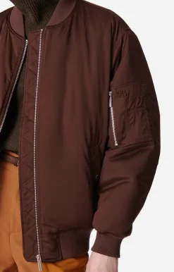 Vanessa Bruno Blouson Canada Bomber en Viscose Mélangée