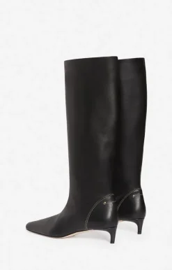 Vanessa Bruno Bottes Hautes Cuir Daily Fabriqué En Italie