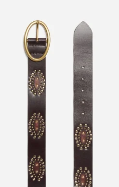 Vanessa Bruno Ceinture Iris 40mm En Cuir Tannage Végétal