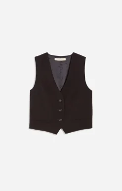 Vanessa Bruno Gilet De Costume Benson En Viscose Mélangée