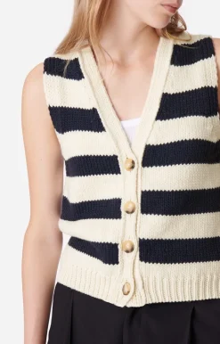 Vanessa Bruno Gilet Dounya 100% Laine Mérinos