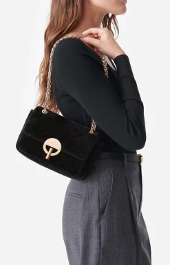 Vanessa Bruno Grand Sac Moon En Velours En Coton Mélangé