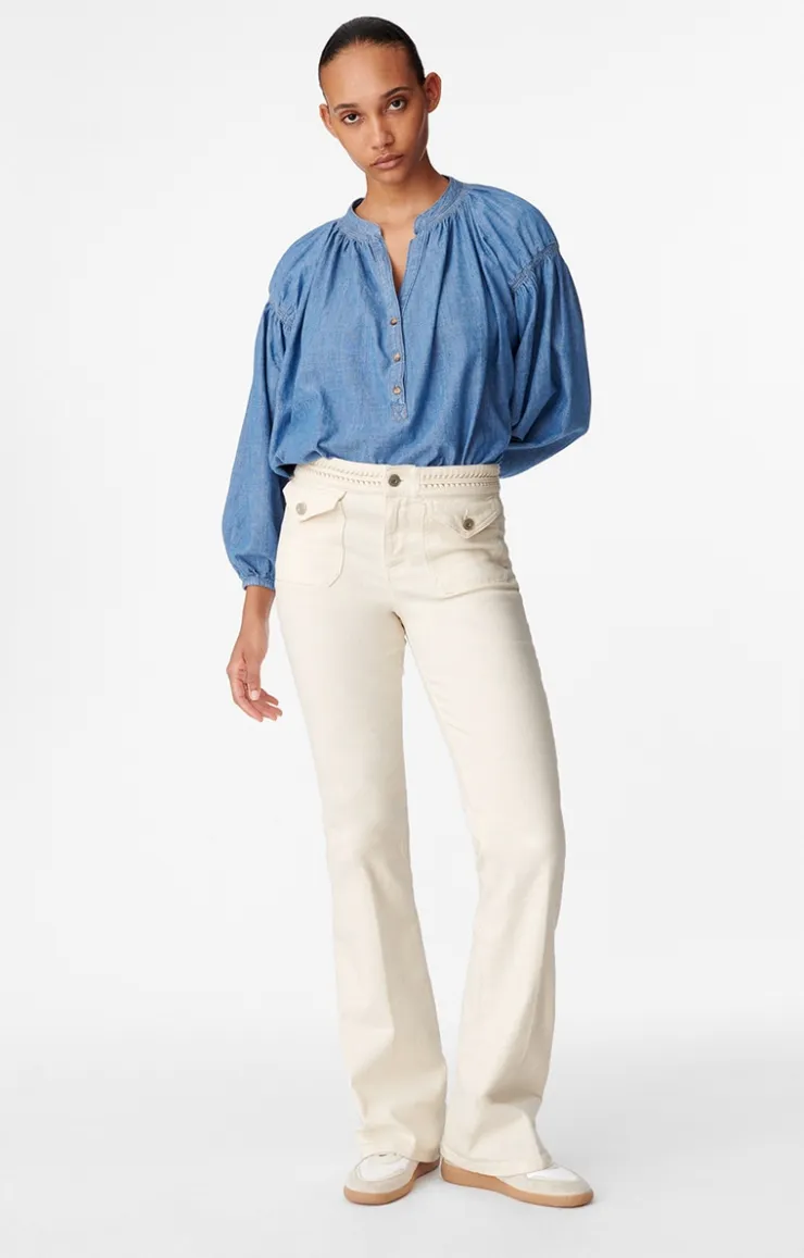 Vanessa Bruno Jean Bootcut Nano En Coton Mélangé