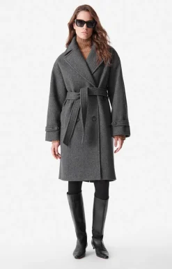 Vanessa Bruno Manteau Cecil En Laine Mélangée