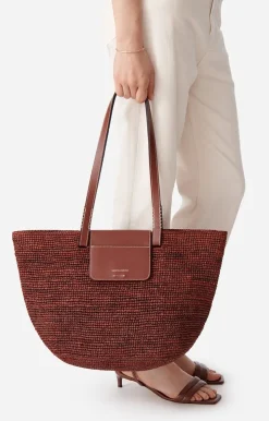 Vanessa Bruno Panier En Raphia Made In Madagascar