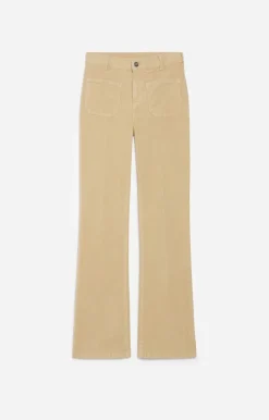 Vanessa Bruno Pantalon Flare Dompay En Coton Mélangé