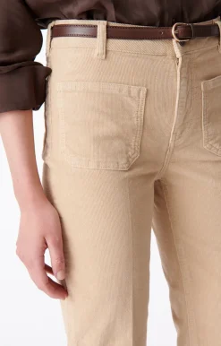Vanessa Bruno Pantalon Flare Dompay En Coton Mélangé
