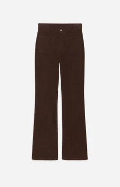 Vanessa Bruno Pantalon Flare Dompay En Coton Mélangé