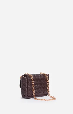 Vanessa Bruno Petit Sac Moon En Cuir Tressé Cuir D'agneau Tressé