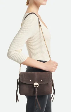 Vanessa Bruno Petit Sac Othilia En Suu00e8de En Cuir de Chu00e8vre Velours