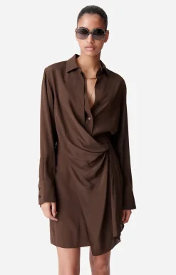 Vanessa Bruno Robe Demi En Soie Mélangée
