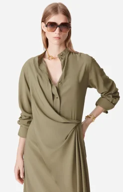 Vanessa Bruno Robe Dolmen En Viscose Mélangée