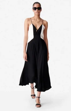 Vanessa Bruno Robe Dragée En Viscose Mélangée