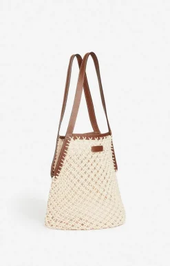 Vanessa Bruno Sac Filet En coton et cuir