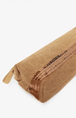 Vanessa Bruno Trousse Ecolier En Lin & Sequins