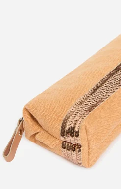 Vanessa Bruno Trousse Ecolier En Lin & Sequins