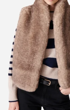 Vanessa Bruno Veste Sans Manches Marcello 100% Polyester