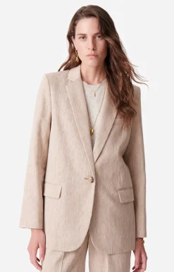 Vanessa Bruno Veste Tilia En Coton Et Lin Mélangé